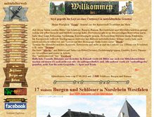 Tablet Screenshot of mittelalterweb.de